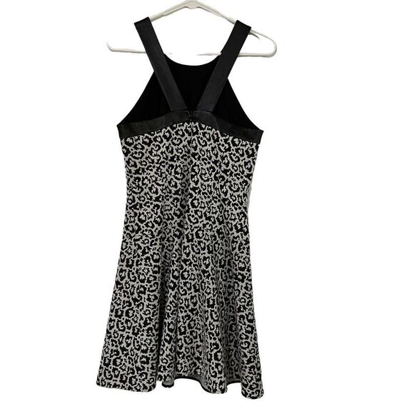 4C Collective Anthropologie Leopard Print Dress Size 4 - Picture 3 of 9